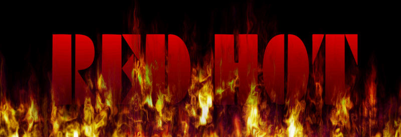 Schriftzug RED HOT